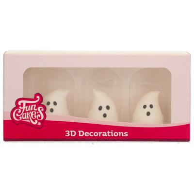 Set 3 decoracions de sucre 3D Fantasmes