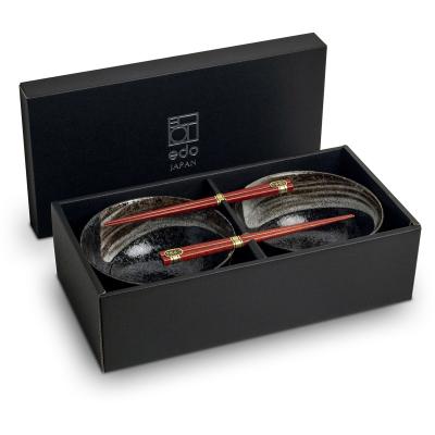 Set japon�s 2 bols Ansen 17 cm y bastonets