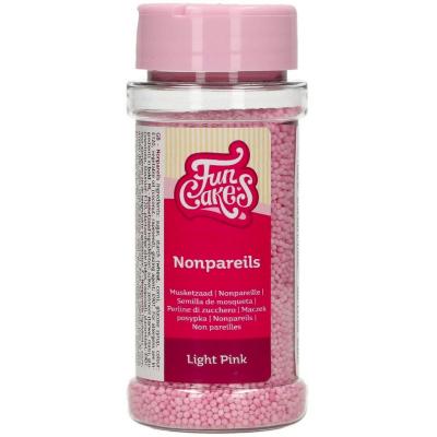 Sprinkles nonpareils Funcakes 80 g rosa clar