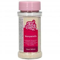Sprinkles nonpareils perlas 80 g blanco perla