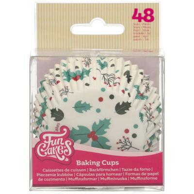 Paper cupcakes x48 Fulla de gr�vol