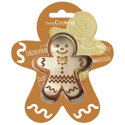 Tallador galetes i stencil Gingerbread