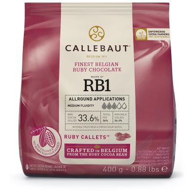 Cobertura xocolata Rubí Callebaut 33,6% 400 g