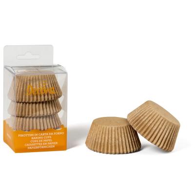Paper cupcakes x75 Kraft natural