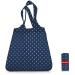 Bossa compra plegable shopper Dots blau