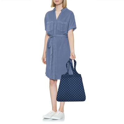 Bossa compra plegable shopper Dots blau