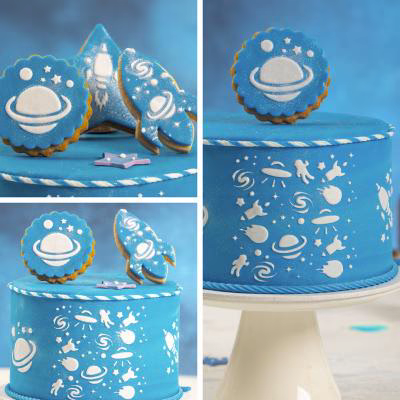Set 2 talladors galetes pl�stic Espai