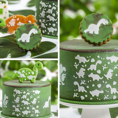 Set 2 talladors galetes pl�stic Dinosaures