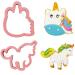 Set 2 talladors galetes pl�stic Unicornis
