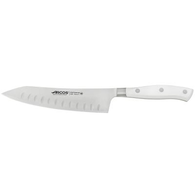 Ganivet Rocking santoku 18 cm Arcos Riviera blanc