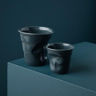 Tassa capuccino arrugada 180 ml Graphite