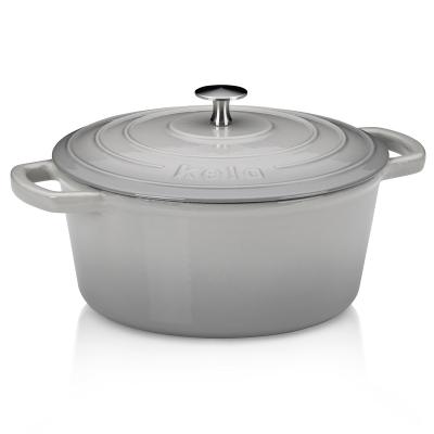 Cazuela hierro fundido esmaltada con tapa