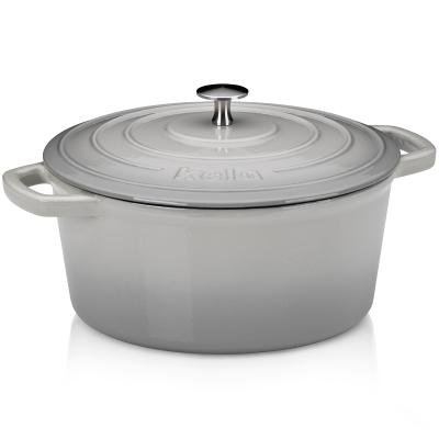 Cazuela hierro fundido esmaltada con tapa