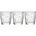 3 vasos cristal agua Diamond