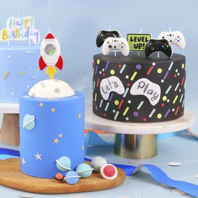 Set de 5 espelmes aniversari 3D Gamer