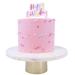 Espelma topper Happy Birthday Pastel