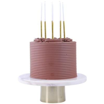 Set 16 espelmes altes Glitter daurat