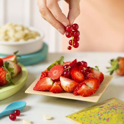 Motllo policarbonat per bombons Plat quadrat x6