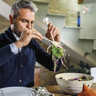 Coberts per amanida Tierra Recycled taupe