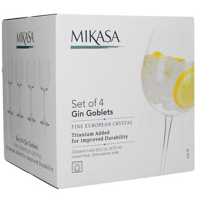 Set 4 Copes Gin Tonic Mikasa