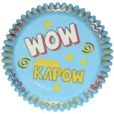 Paper cupcakes x48 Super Herois