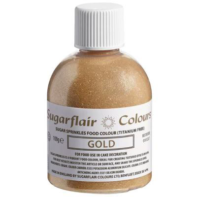 Sprinkles sucre Free 100 g gold