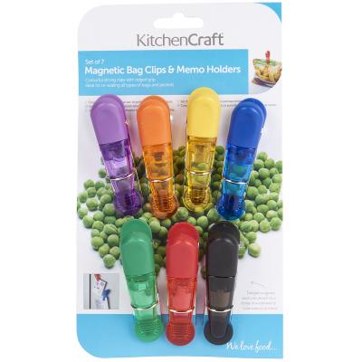 Set 7 pinces magn�tiques per tancar bosses