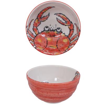 Set regal 4 bols japonesos Peixos i Crancs 500 ml
