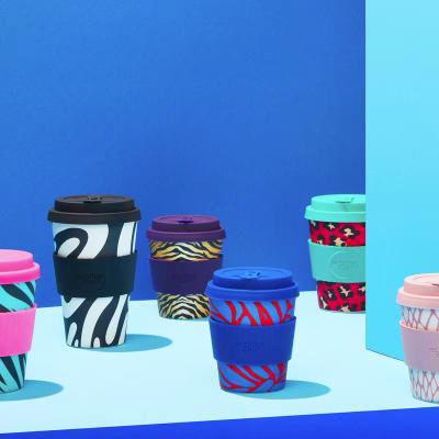 Tassa amb tapa Ecoffee PLA 240 ml Spin