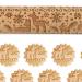 Corr� de fusta amb gravat Woodland