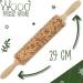 Corr� de fusta amb gravat Woodland