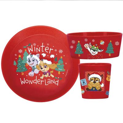 Set 3 peces Patrulla Canina Winter Wonderland