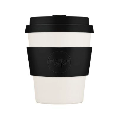 Tassa amb tapa Ecoffee PLA 240 ml Black Nature