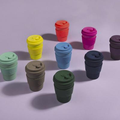 Tassa amb tapa Ecoffee PLA 240 ml Black Nature