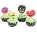 Paper cupcakes i toppers x24 Halloween