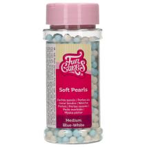 Sprinkles Perlas blandas azules y blancas 60 g