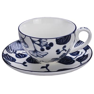 Set caf� Espresso Flora Japonica 4 tasses i 4plats