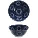 Set regal 4 bols japonesos Blue designs 550 ml