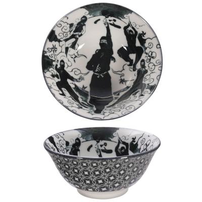 Set regal 4 bols japonesos Samurai Ninja 550ml