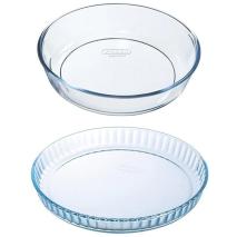 Set 2 moldes horno Pyrex redondo - quiche