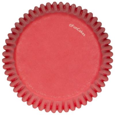 Paper cupcakes x48 vermell