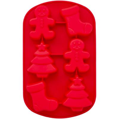 Motllo silicona 6 cavitats Pa de Gingebre