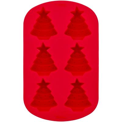 Motllo silicona 6 cavitats Arbre de Nadal