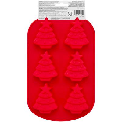 Motllo silicona 6 cavitats Arbre de Nadal