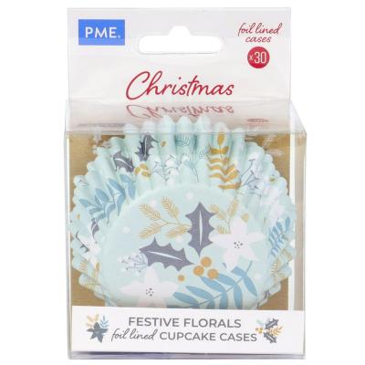 Paper cupcakes metal.litzats x30 Floral Nadal