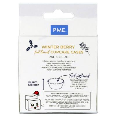 Paper cupcakes metal.litzats x30 Winter