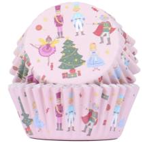 Papel cupcakes metalizados x30 Cascanueces