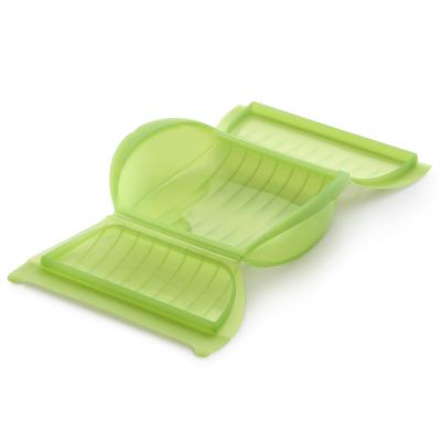 Estoig vapor papillote gran 3-4 safata verd