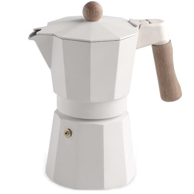 Cafetera induccin mango madera