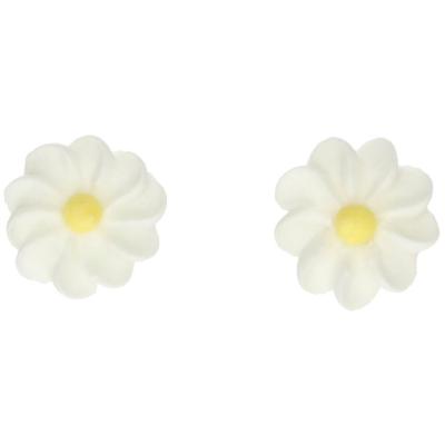 Set 16 decoracions de sucre Margarides blanques